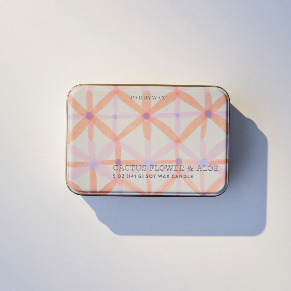 Paddywax 2-Wick Candle- Cactus Flower & Aloe